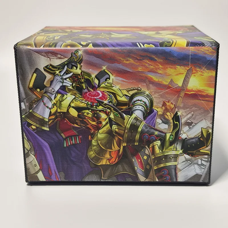 DIY 직접 만드는 유희왕! 엘드리치 더 매드 골든 로드 카드 보관함 Ygo 가죽 고급 카드 보관함 애니메이션 카드 선물 장난감