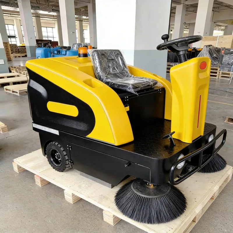 

Industrial Ride On Electric Floor Sweeper For Rubber Factory Carbon Black Dust Cleaning Specialized Filters Sweeping Equipment