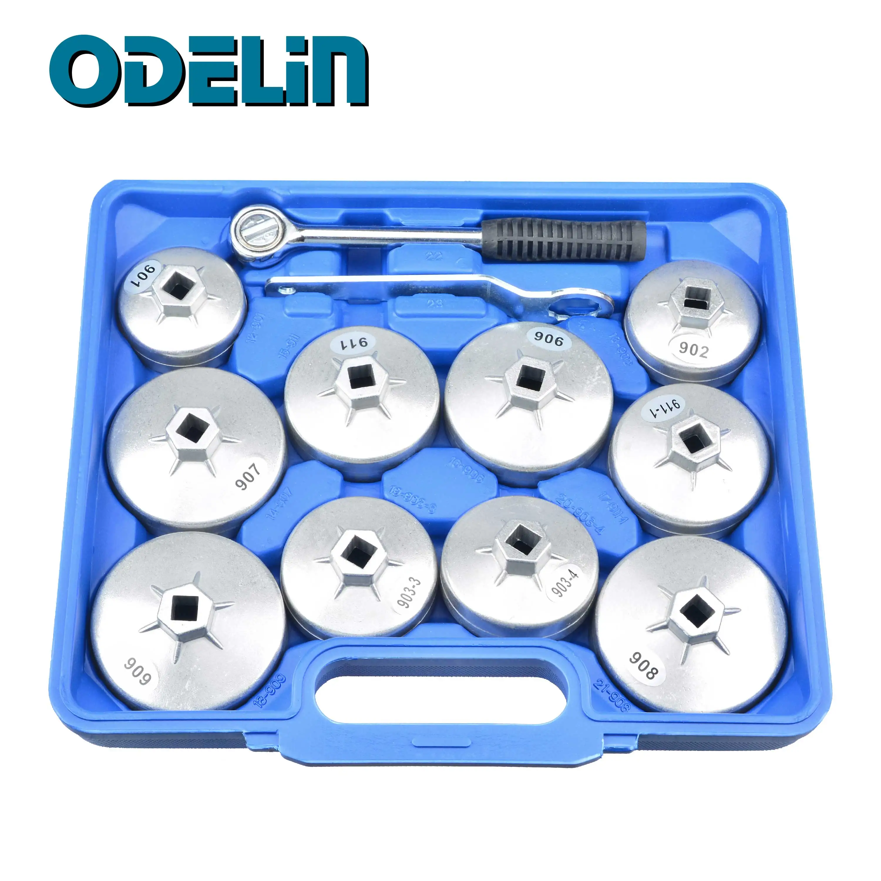 23pcs Aluminum Oil Filter Cap Wrench Removal Set  For Ford BMW AUDI VW Toyota