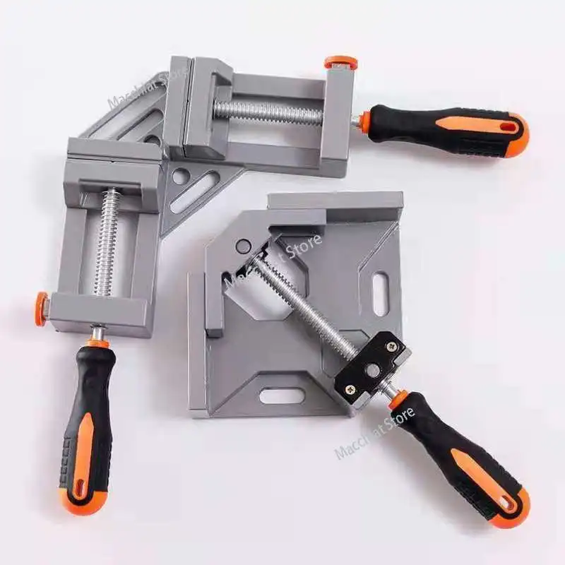 Right Angle clamp 90 degree fixator Stainless steel pipe welding jig auxiliary artifact Woodworking clamp tool one hand