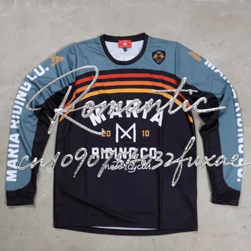 2025 Men Cycling Long Sleeved Sweatshirt Mtb Enduro Off-Road Motorcycle Sweatshirt Cycling Motorcycle Racing Off-Road Sportswear
