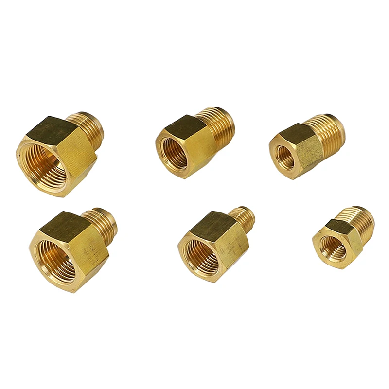 45 degrés SAE-Standard 1/4 "3/8" 1/2 "3/4" évasé femelle à mâle réducteur de raccord adaptateur de connecteur de tuyau en laiton climatisation