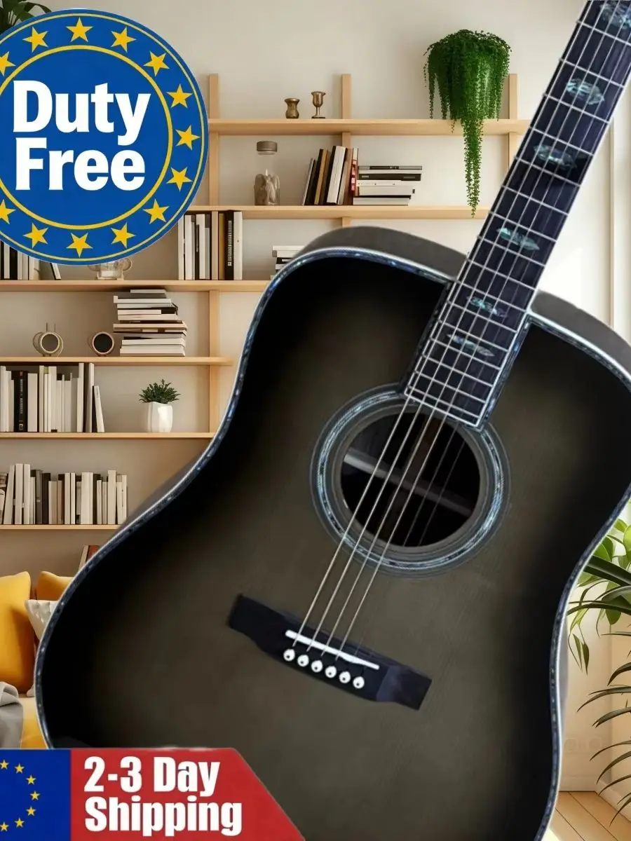 Deutsche Akustikgitarre, sofort versandbereit, 45 Grey Style, feste Brücke, Palisandergriffbrett, klassische Akustikgitarre, ein Sammlerstück, ein Geschenk für sich selbst, Klangqualitätsanforderungen