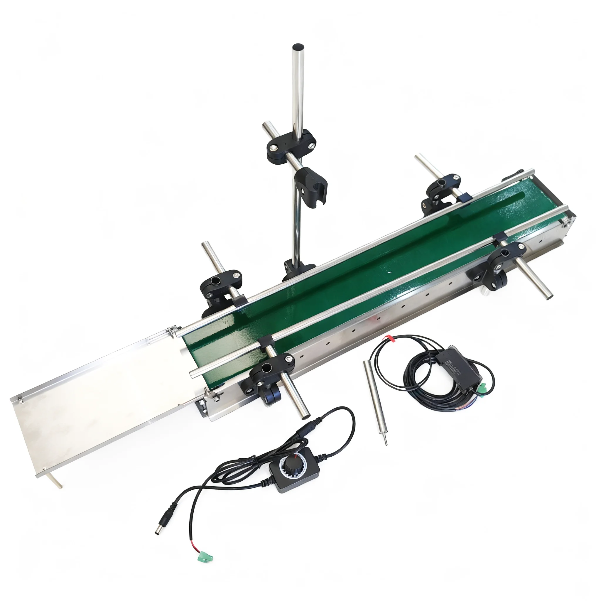 【Best】110-240V Conveyor Belt For Auto Filler to Install Automatic Filling Machine With Bottle Sensor and Speed Controller
