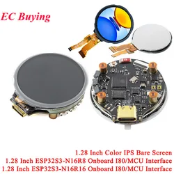 1.28 Inch TFT LCD 1.28'' Display Round Color IPS Screen GC9A01 Driver Capacitive Touch 240*240 ESP32S3 Development Board Module