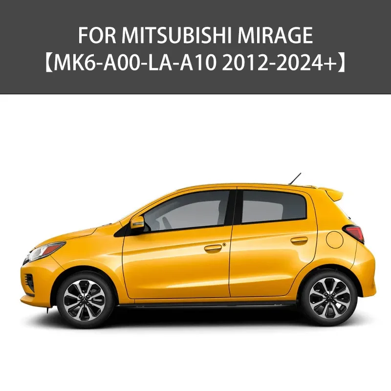 For Mitsubishi Mirage 2012-2024+ Car Window Visor Awning Shelters Windshield Side Window Rain Sun Shade Accessories Car Styling
