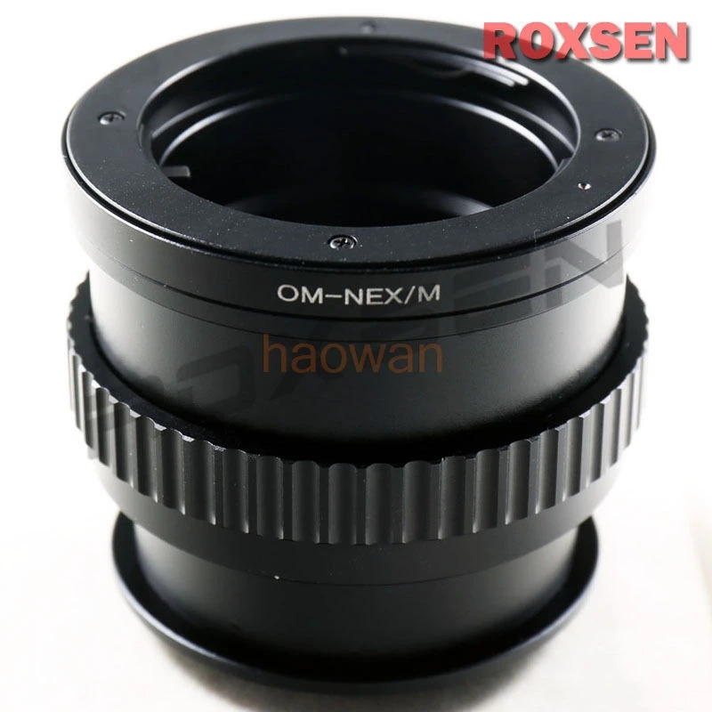 

OM-nex Macro Focusing Helicoid Adapter ring for olympus om lens to sony NEX-3/C3/5N/6/7 A7 A7r A9 A7s a7r4 A6000 A6500 camera