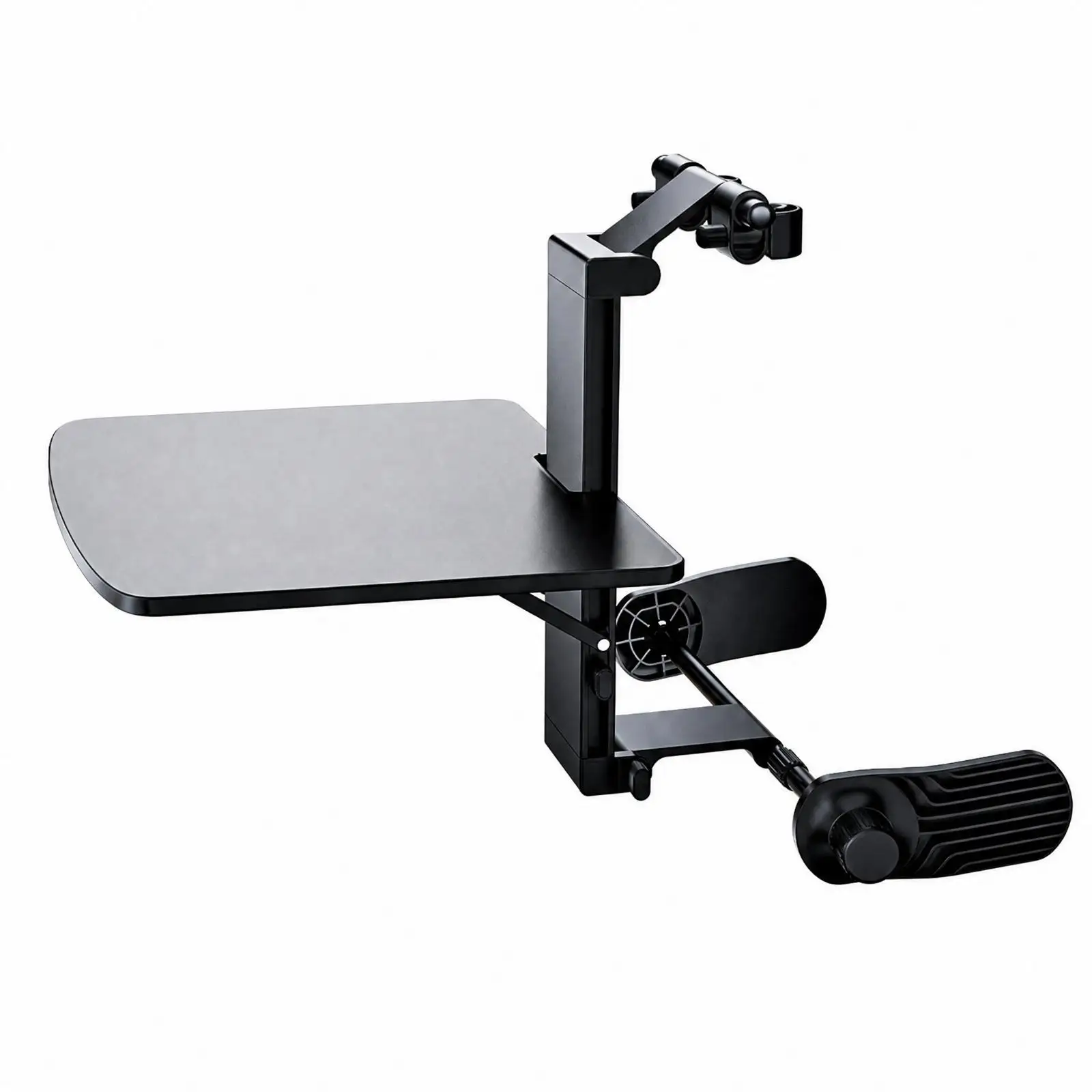 Car Backseat Dining Tray Table for Travel with Adjustable Height and Compact Storage