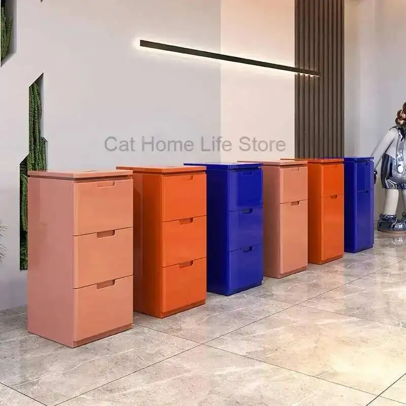 for Living Room Folding Auxiliary Stroller Trolleys the Beauty Salon Pink Furniture 5-speed Trolley 2-tier Hairdressing Cart Bar