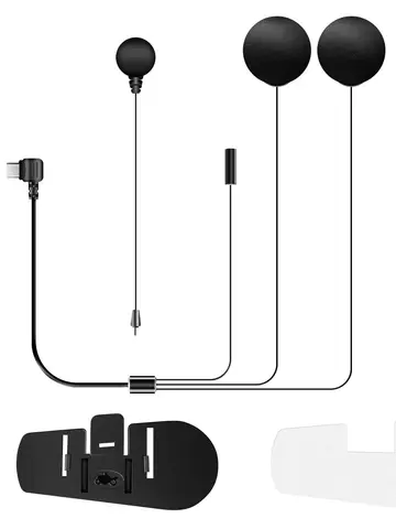 Fodsports микрофон динамик наушники с креплением только подходит для FX8 AIR,FX8 Pro мотоциклетный шлем Bluetooth Интерком