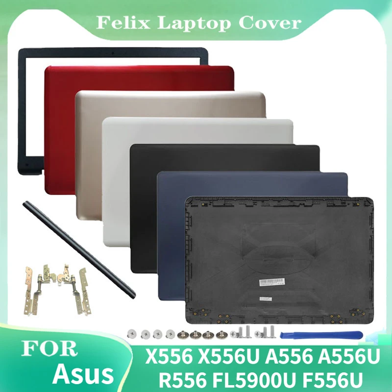 

NEW Laptop Case For Asus X556 X556U A556 A556U R556 FL5900U F556U Laptop LCD Back Cover/Front Bezel/Hinges Cover X556 15.6"