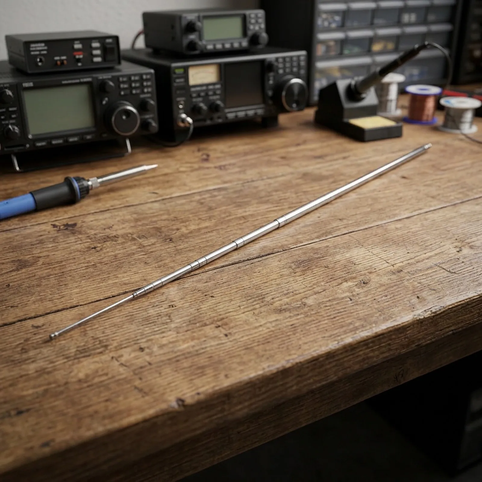 Stainless Steel Telescopic 5.28m For GP PAC12 JPC-7 Shortwave Radio Amateur Wireless DIY Whip Replacement Part