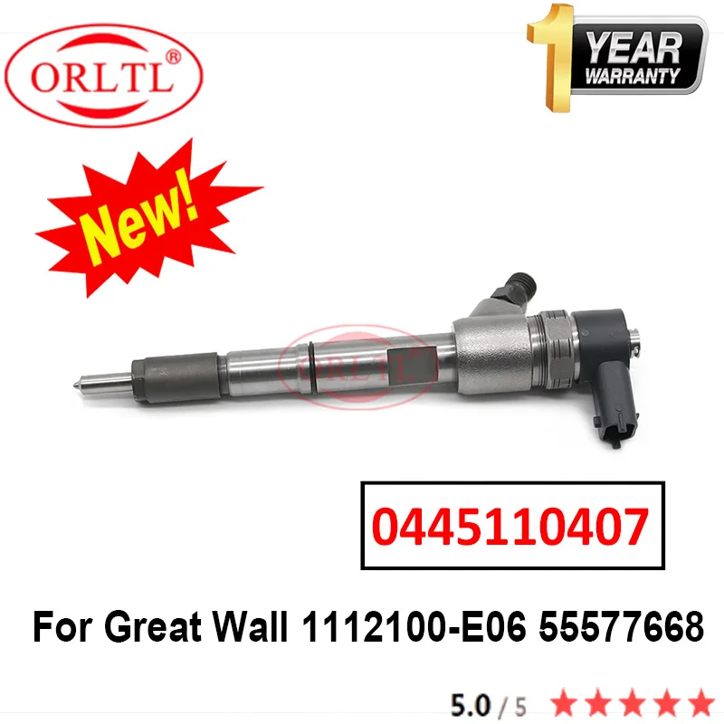 

ORLTL 0445110407 Nozzle 0 445 110 407 Diesel Fuel Injector OEM 55577668 For Opel Insignia Zafira 2.0 A20D