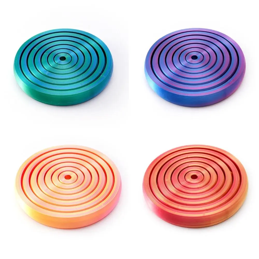 

3D Printed Round Rotating AntiAnxiety Relaxation Spirals Sensory Funny Coaster Decompression Birthday Gift