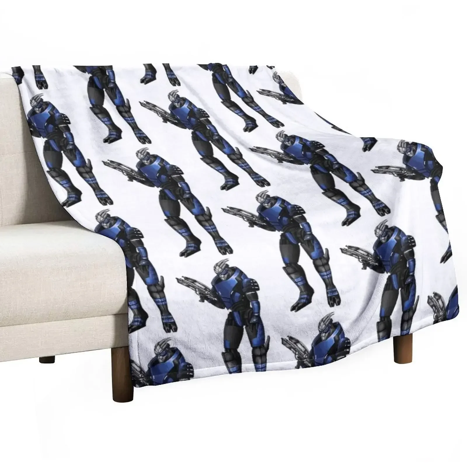 Garrus Vakarian Throw Blanket For Baby heavy to sleep Blankets