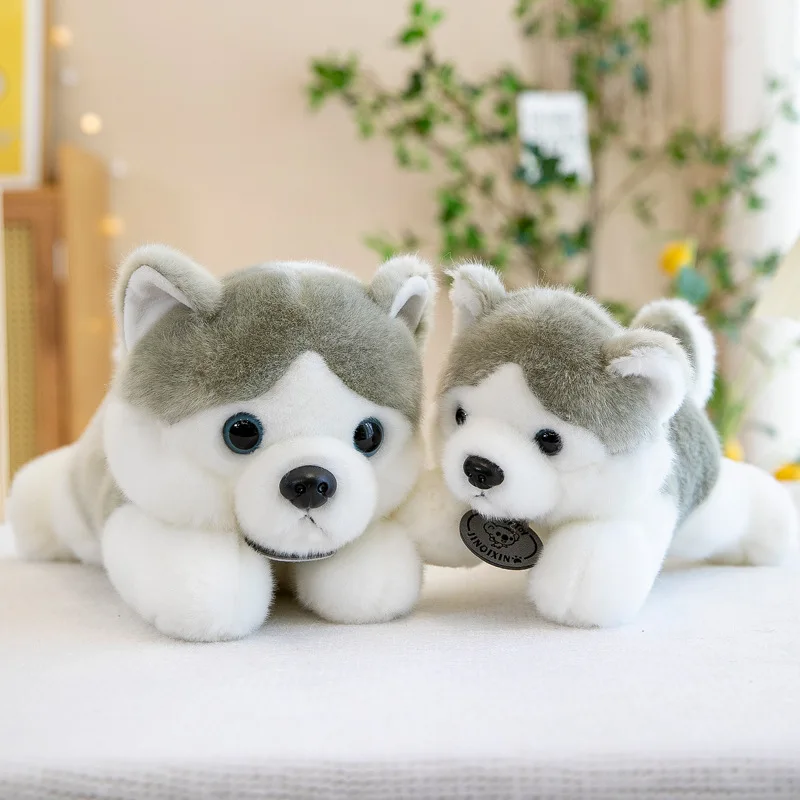 Cross-Border Husky Dog Plush Toy Animal Gifts for Children and Girls Cute Sleeping Doll Pillow Large