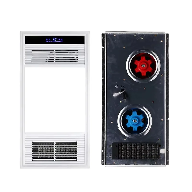 110V Multifunctional Air Heated Bathtub Master Bathroom Wind Heated Bathroom Heater Intelligent Heating Exhaust Fan