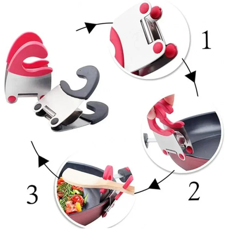 

1pc Pot Clamp Holder Spoon Rack Clamp Pot Clamp Pot Clamp Pot Clamp Spoon Pot Holder Spoon Pot Clamp