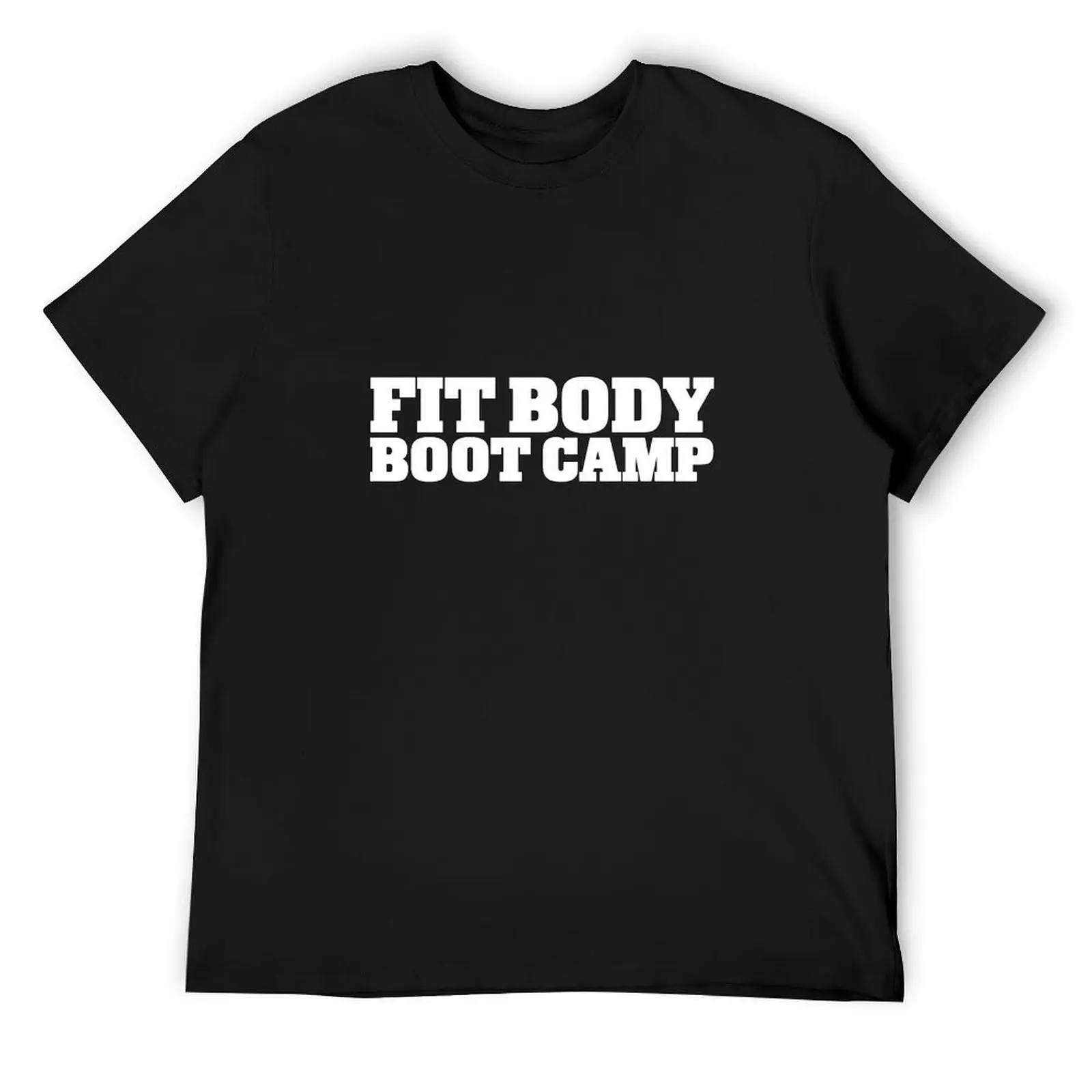 Fit Body Boot Camp Stacked Logo (White) T-Shirt