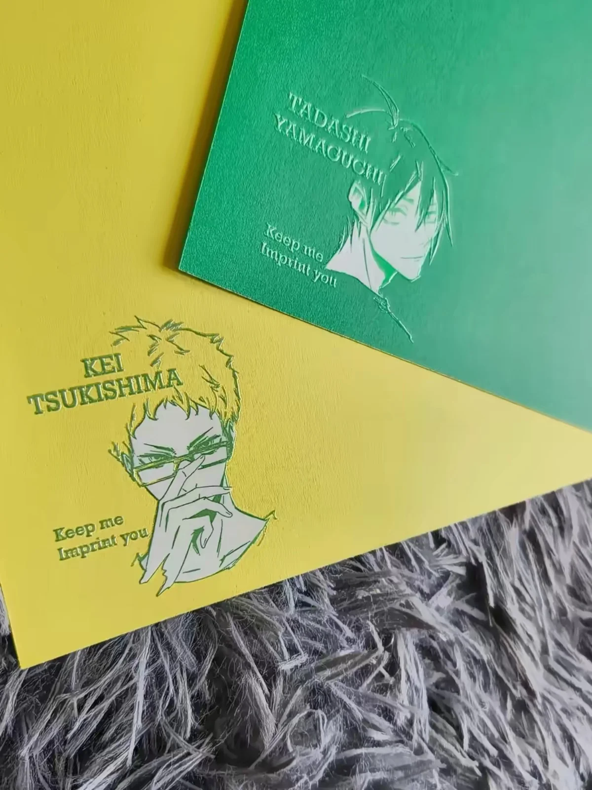 Anime Haikyuu!! Kozume Kenma Shoyo Hinata Cosplay Metal Sticker Decorate   Ambitus