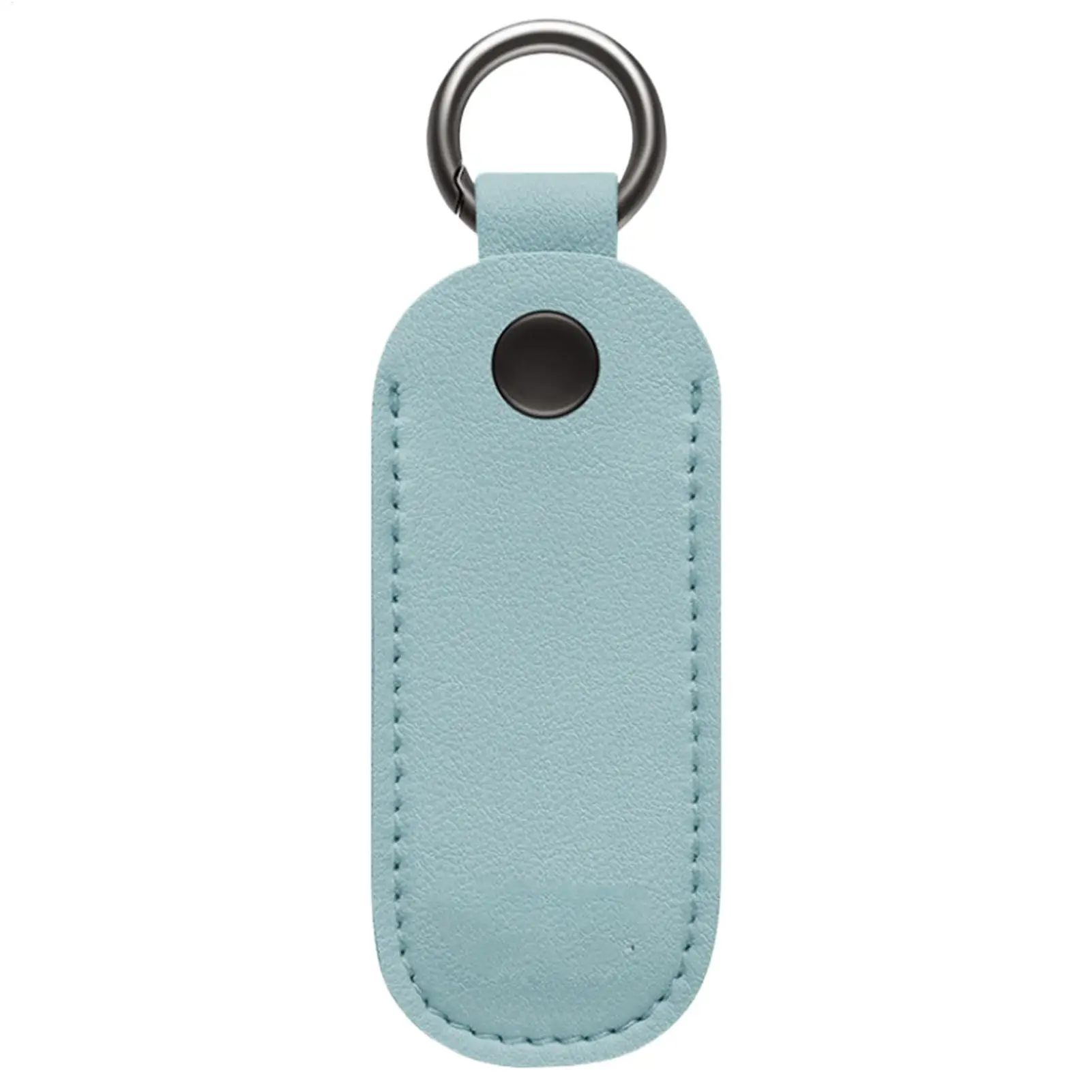 Leather U Disk Pouch Key Ring Holder USB Flash Drive Storage Bag Pendrive Protective Cover Memory Stick Case