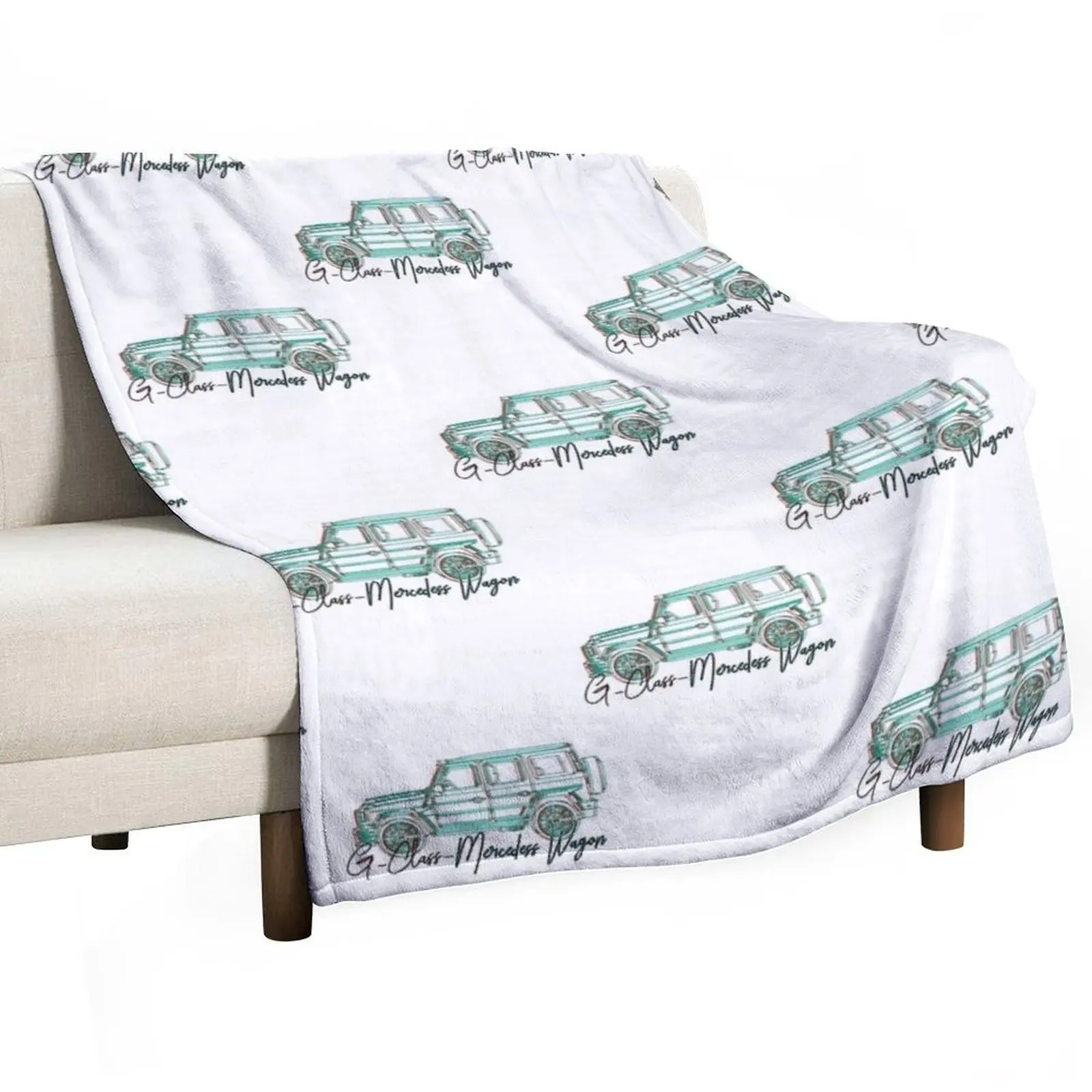 G Class wagon - Throw Blanket Picnic For Sofa Thin Decorative Throw Blankets