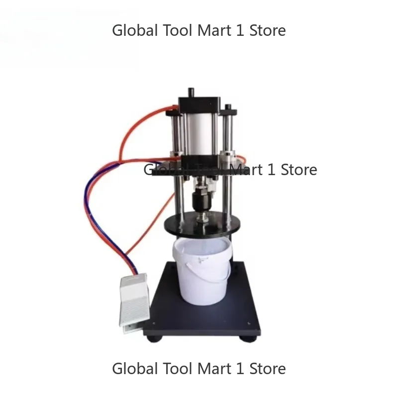 Manual Pneumatic Beer Bottle Capper Stainless Steel Easy Open Capping Machine for Wine & Beer Cans