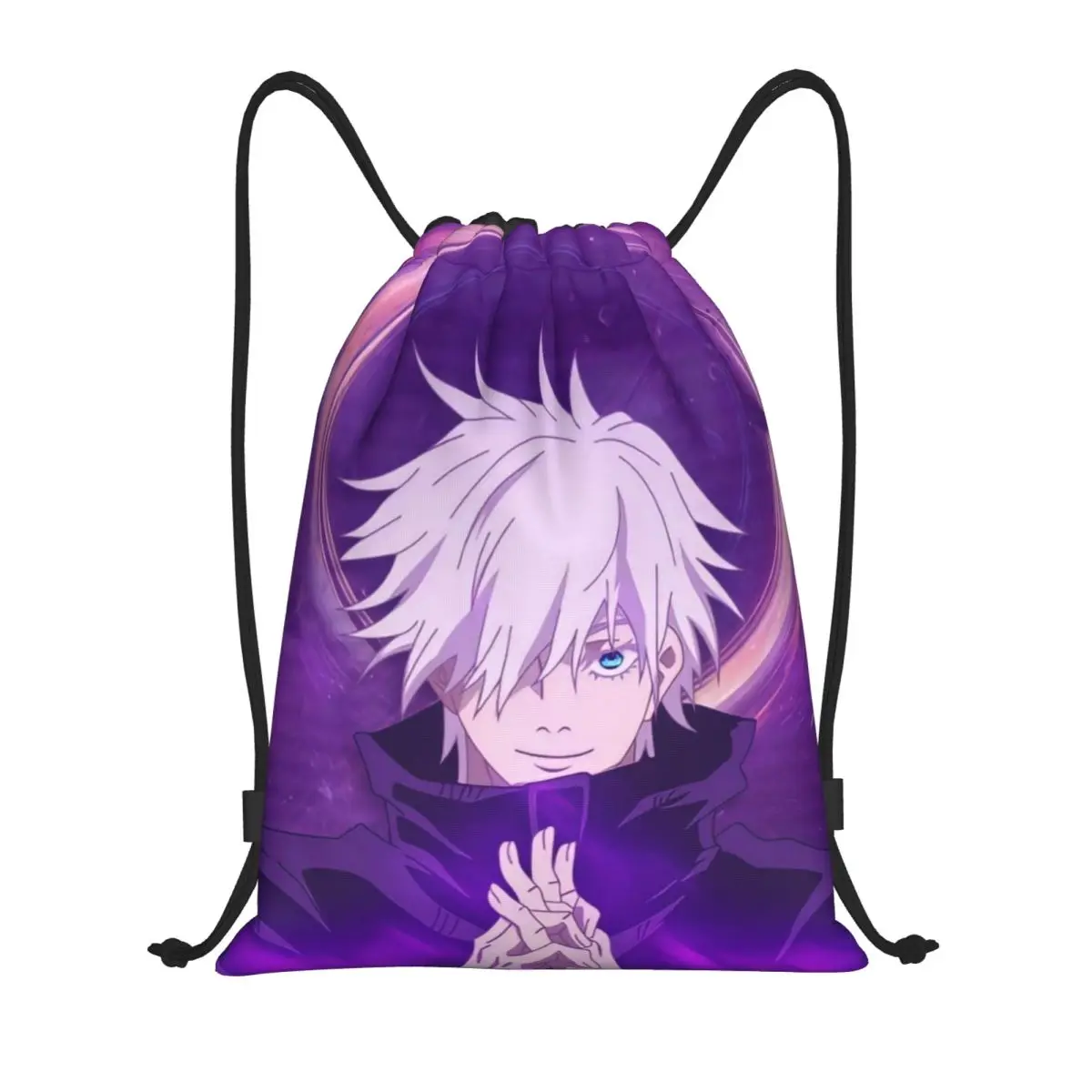 

Custom Anime J:Jujutsu-K:Kaisen Gojo Lightweight Drawstring Pocket Backpack Fashion Casual Unisex Sport Waterproof Backpack