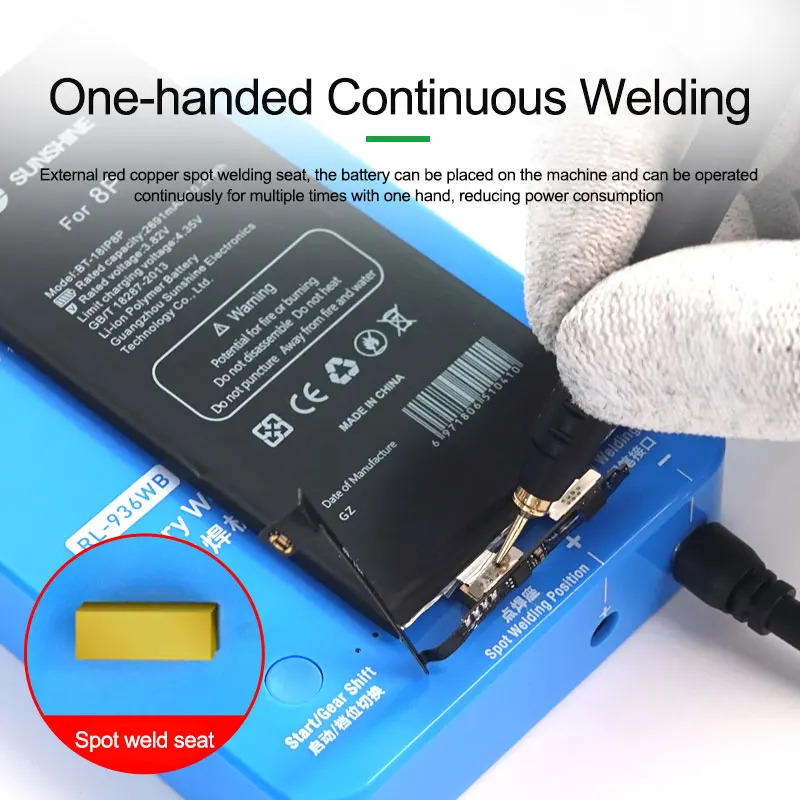 RELIFE RL-936WB MINI Battery Spot Welding Micro With Precision Nib For Phone Battery Flex Cable Replacement Repair Pen Tools Kit