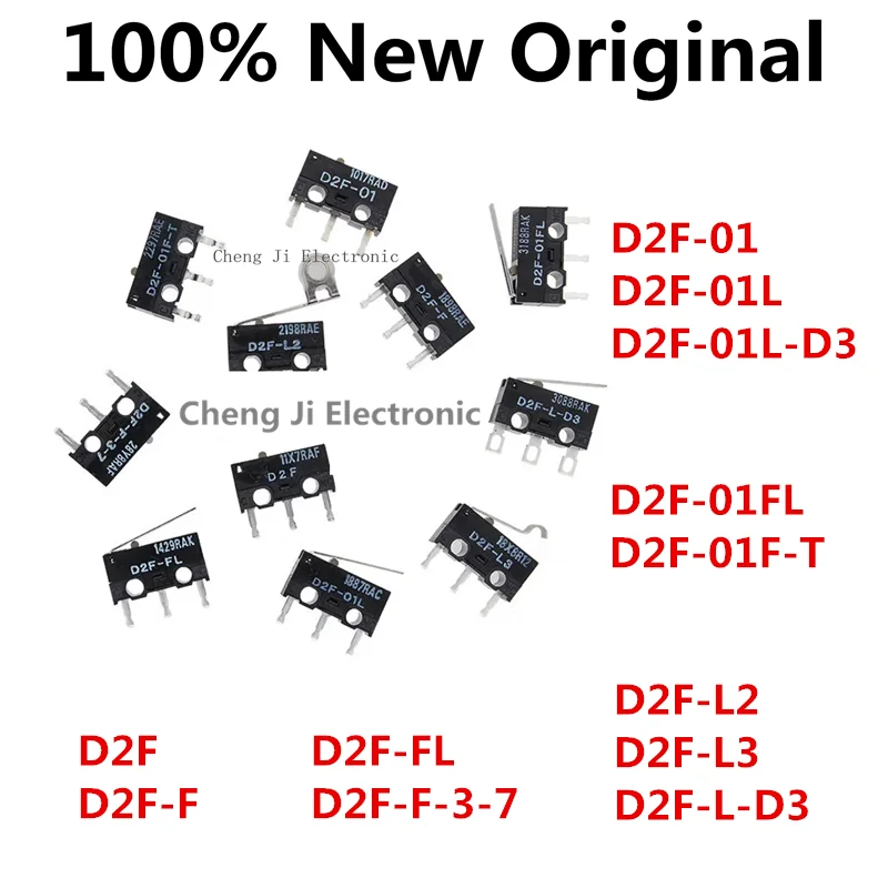 

10PCS/Lot D2F-01、D2F-01L 、D2F-01L-D3、D2F-01FL、D2F-01F-T、D2F、D2F-F、D2F-FL、D2F-F-3-7、D2F-L2 DIP Brand new original travel switch