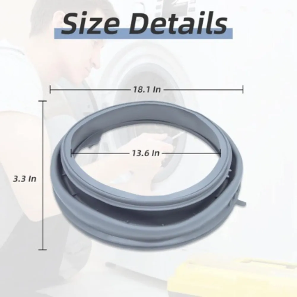 W10290499 Washing Machine Door Seal Gasket for Front Load Washers Engineered to Deliver Stable Performance Cycles
