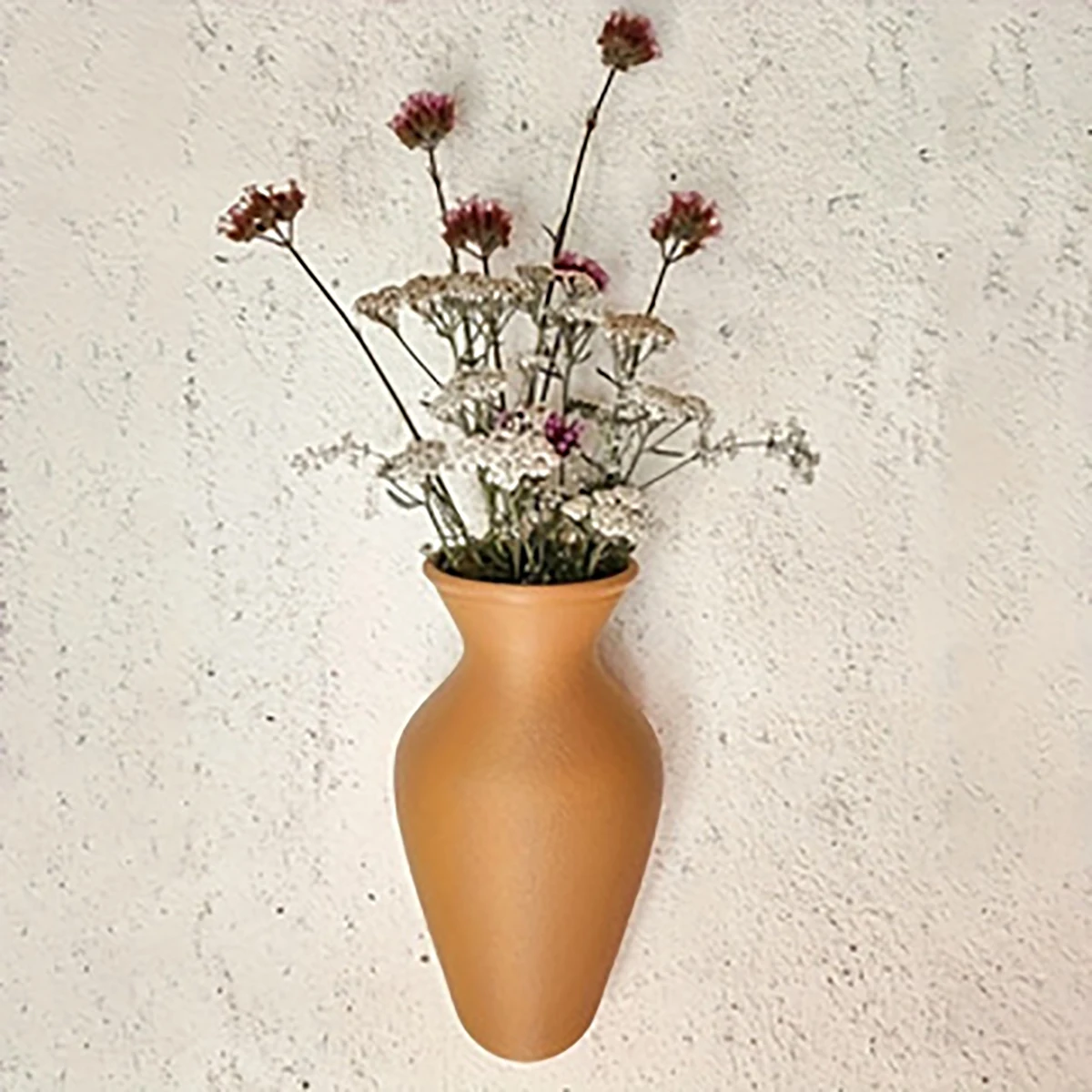 Cross - border Retro Wall - Mounted Vase, Art - style Wall Decoration, Suitable for Dried Flower Arrangement Scenarios