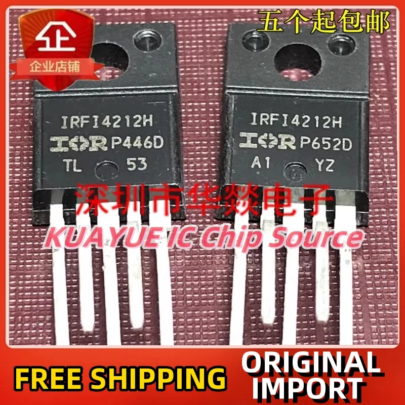 

10PCS-30PCS IRFI4212H TO-220F-5 100V 11A Fast Shipping Quality Guarantee