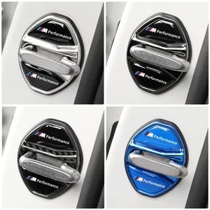 4 PCs Auto -Türschlossabdeckungsaufkleber Werkzeuge BMW -Zubehör 5 F20 E39 F10 F10 F30 E46 E46 E60 G60 X5 E87 F11 G20 G32 G30 7 Hauptverkauf Farol F1000 - №2