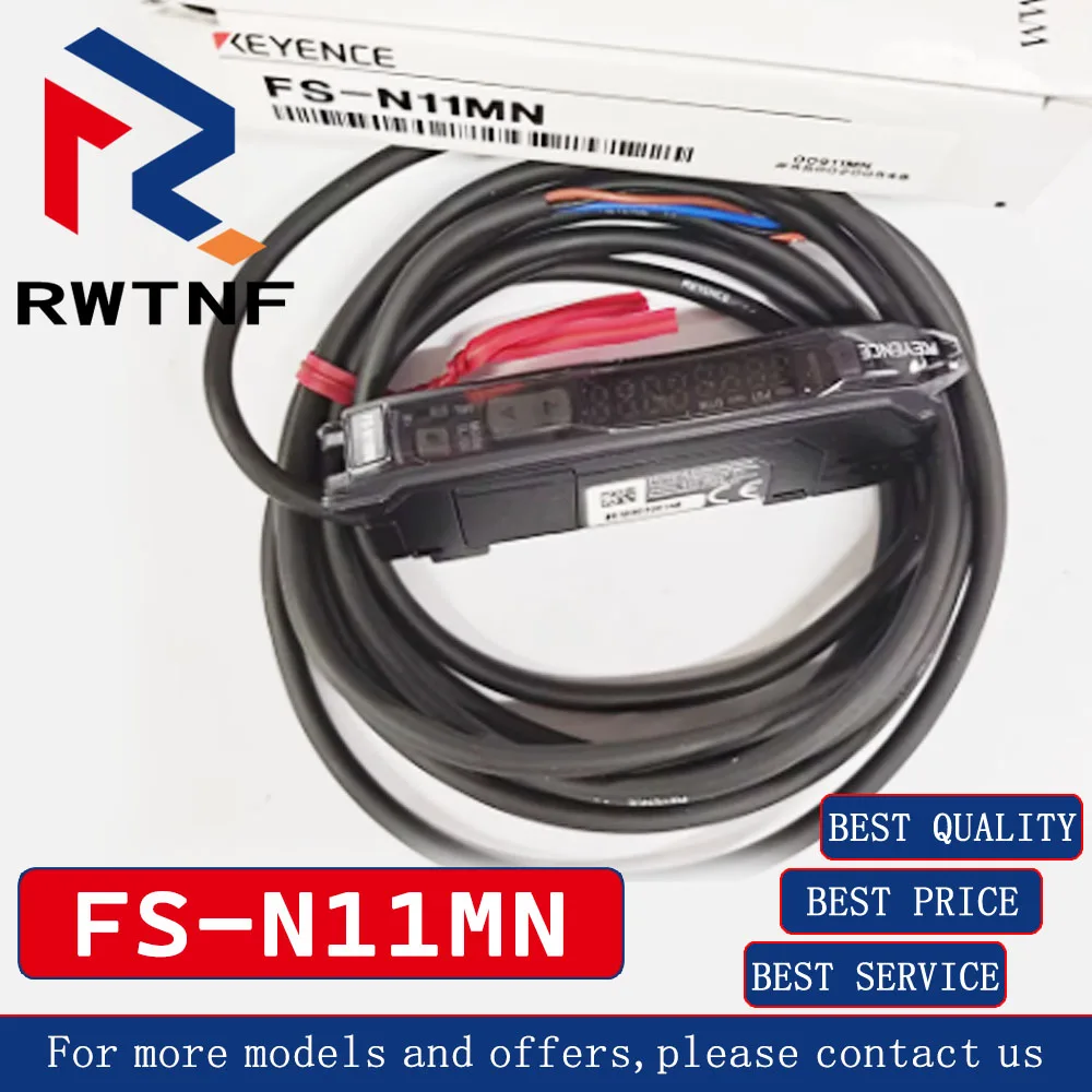 Brand New Genuine FS-N11MN KEYENCE NPN digital fiber optic amplifier sensor