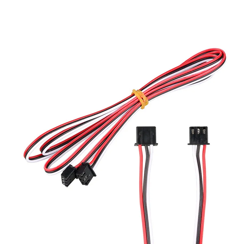 

1PC 5PCS 3D Printer Accessories 3-Pin XH2.54 Terminal Connection Cable 1m 2m