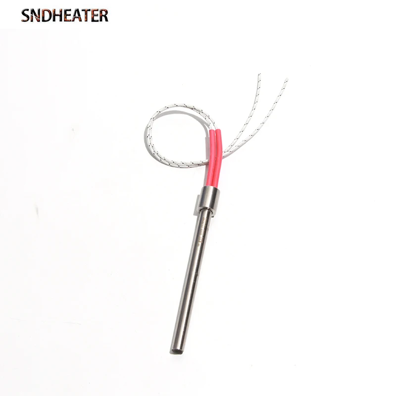 SNDHEATER 304SS Ignition Rod Casing type 10x100-180mm 220V 300W Single Head Electric Heating Tube for Biomass Industrial Boiler