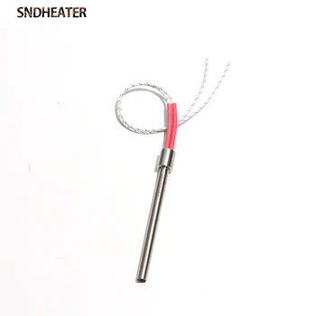SNDHEATER 케이싱 타입 점화 히터, 바이오매스 산업용 보일러용 전기 카트리지 히팅 로드, 304SS, 220V, 10x100-180mm, 300W
