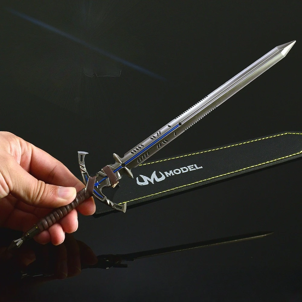 30 CM 아레나 브레이크아웃 중국 게임 주변기기 기사의 검 모델 수집품 책상 장식품 창의적인 생일 선물 소년 장난감