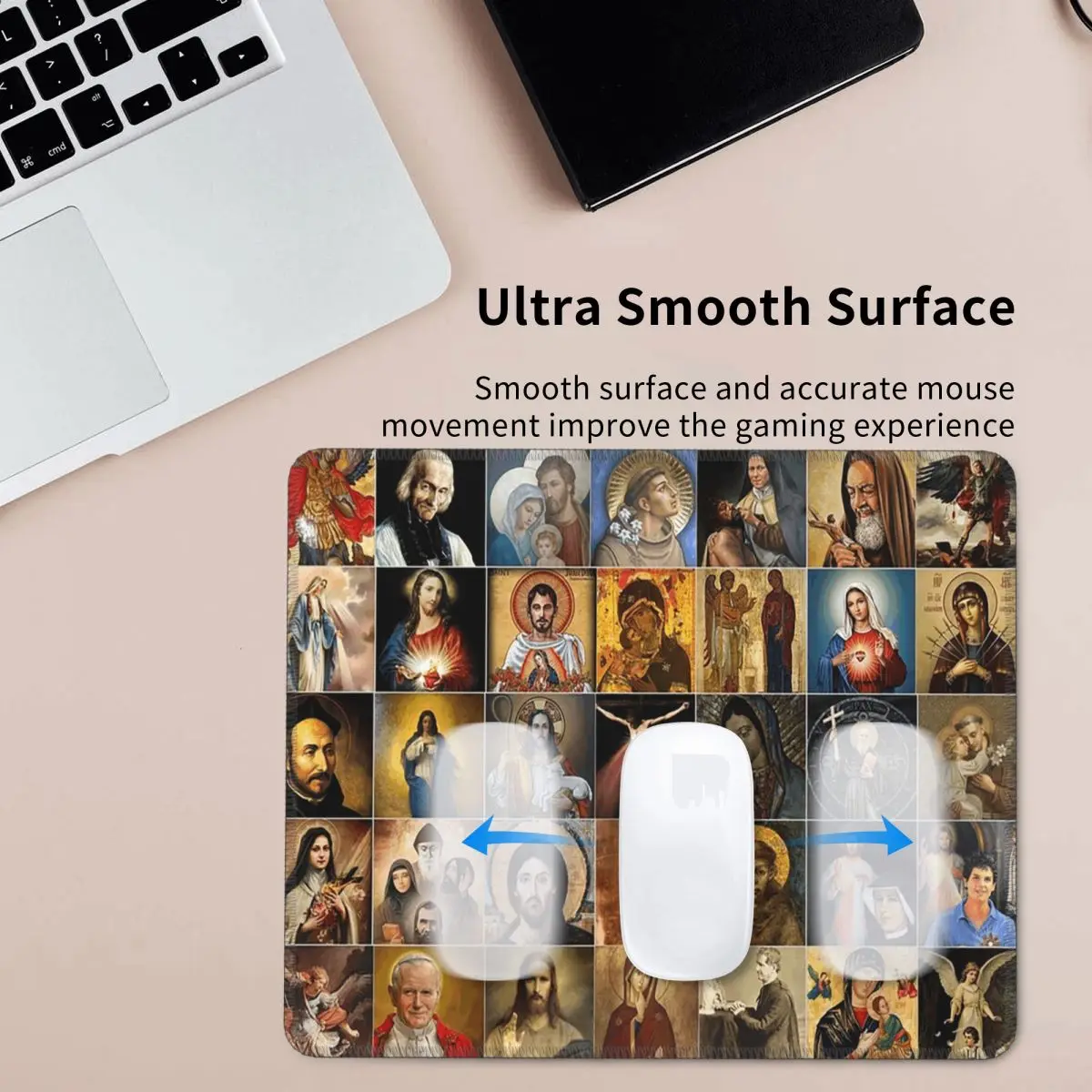 

Коврик для мыши Saints Jesus Mary I Trust In You, коврик для мыши, компьютерная клавиатура, коврик для мыши, игровой коврик для ноутбука, офисные аксессуары, настольные коврики