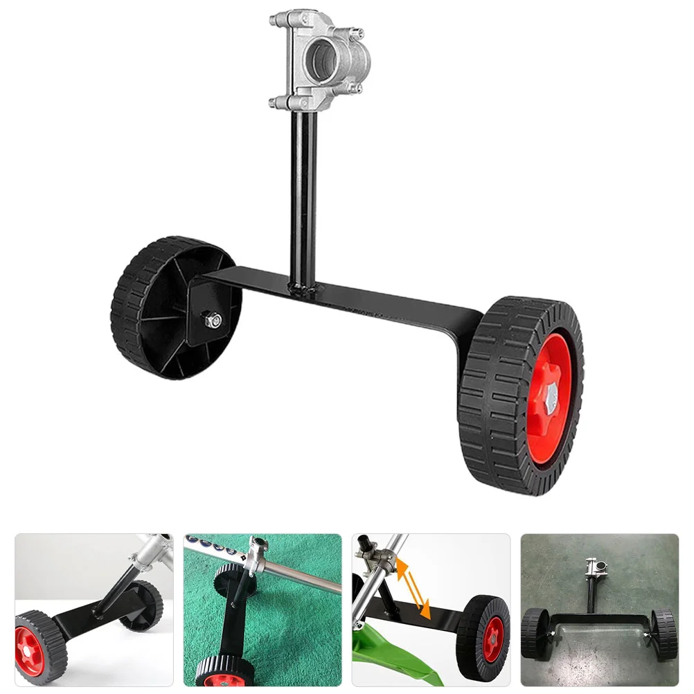 

Lawn Mower Support Stand Garden Cart Replacement Wheels Grass Trimmers Hoe Machine Caster