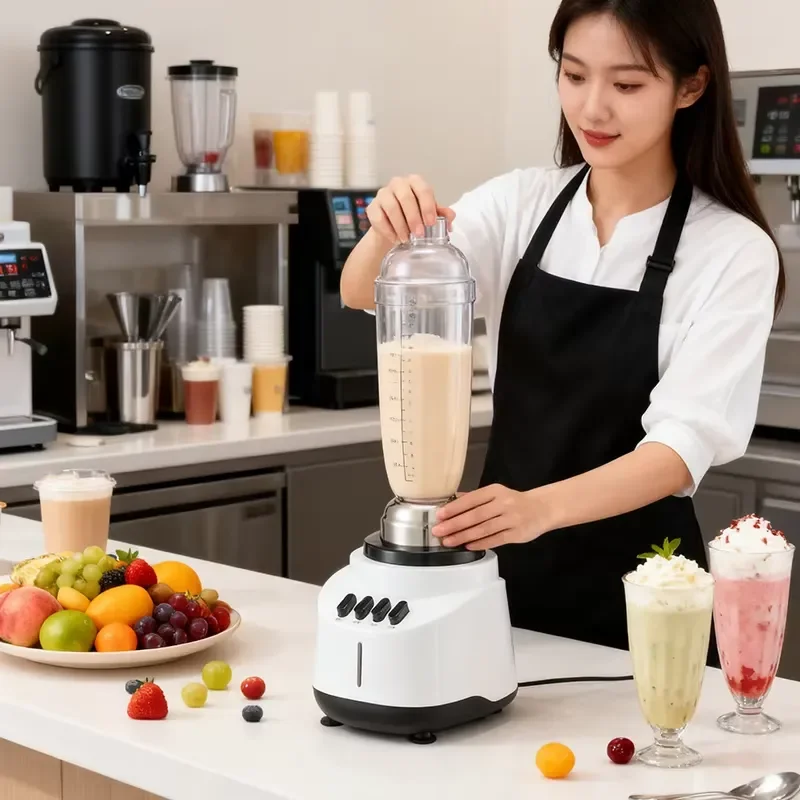 Electric Milkshake Maker Single Head Blender for Yogurt Smoothie Ice Cream Shake Machine Commercial Beverage Mixer Tool