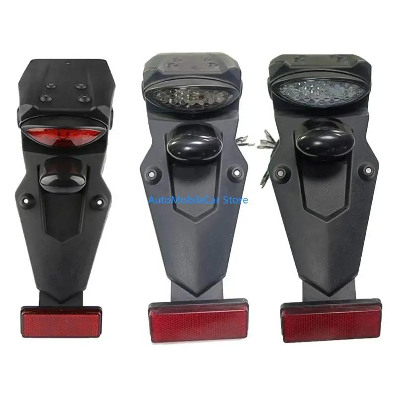 

G8TE Universally Motorcycle Rear Taillight Brake Lamp LED Motorbike Mudguard