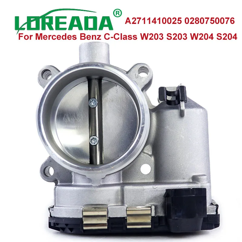 

A2711410025 0280750076 For Mercedes Benz C-Class W203 S203 W204 S204 Sprinter 906 Kompressor Coupe Throttle Body Assy 0280750720