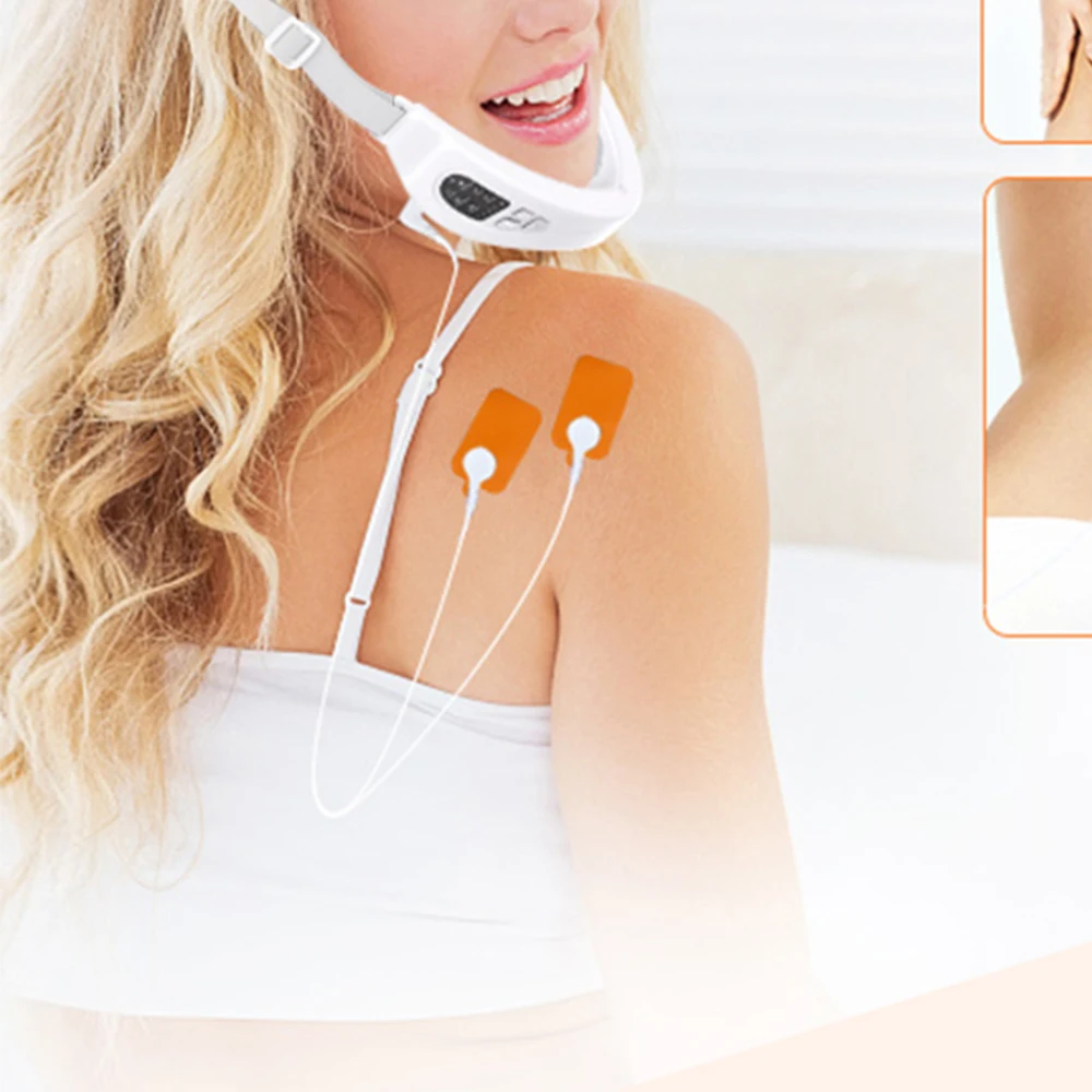 Elektryczny aparat do modelowania twarzy w kształcie litery V, pas liftingujący V-Line, masażer twarzy, urządzenie kosmetyczne LED do liftingu i ujędrniania skóry twarzy, reduktor podwójnego podbródka.