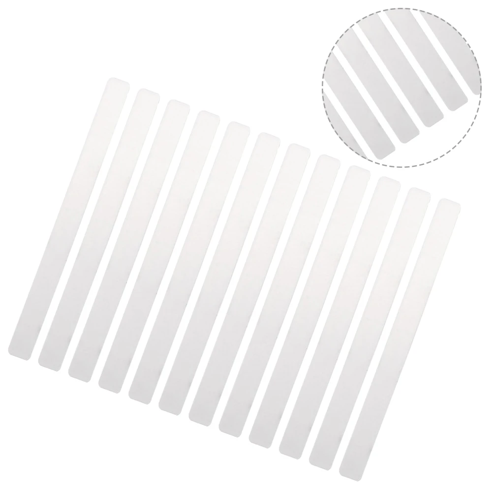 

24pcs Acrylic Garden Markers Clear Plant Labels Small Identifier Tags Easy Insert Soil Lightweight Portable Storage Flower Beds