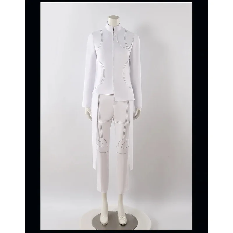 Anime Ivan Cosplay Costume White Sorrow Cosplay Black Wig  Women Men Halloween Party Roleplay Costume Ivan Synthetic Hair