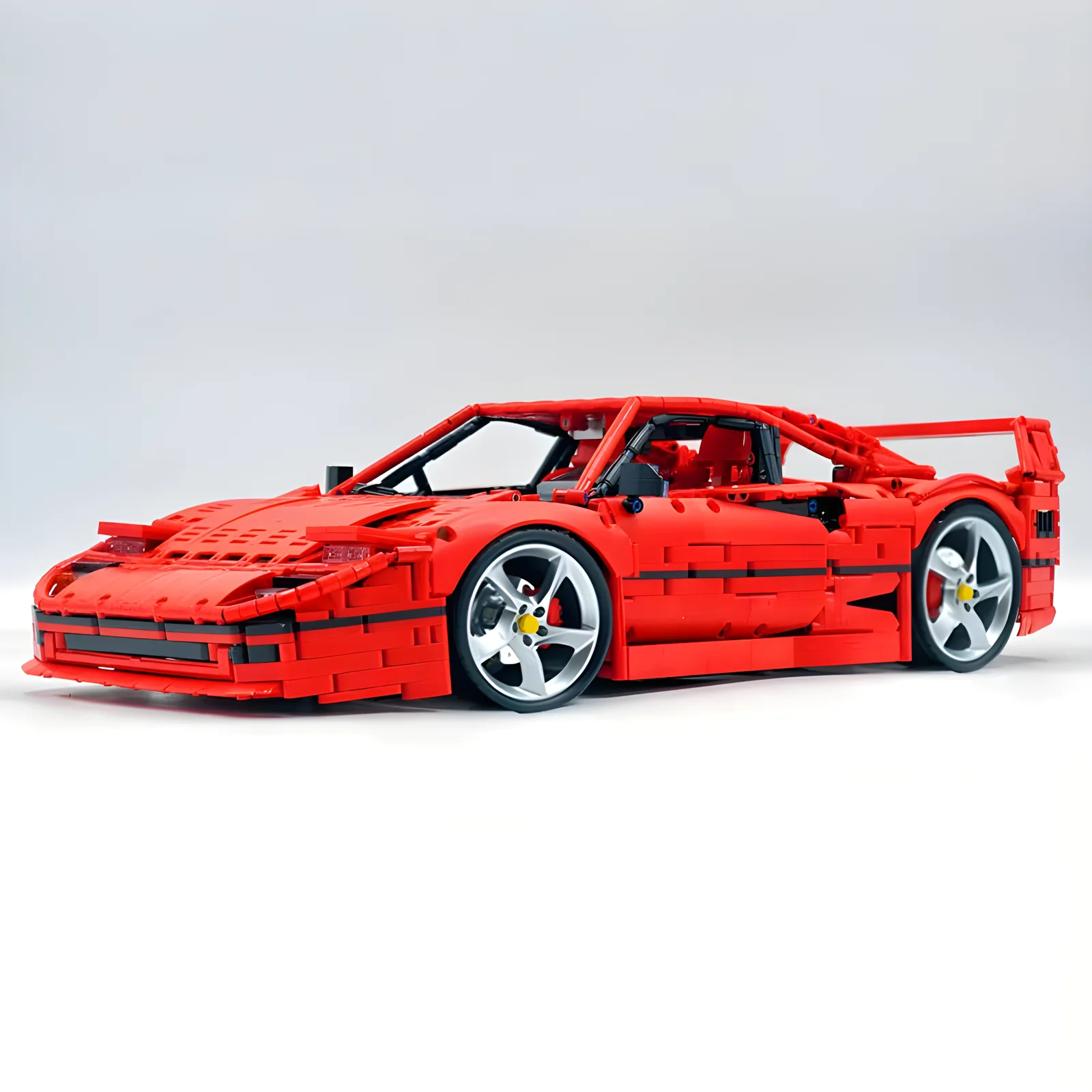 X001 Technical Red F40 Super Sports Car Compatible MOC-140629 Vehicles Building Blocks Bricks Puzzle Toy Christmas Gift For Kids