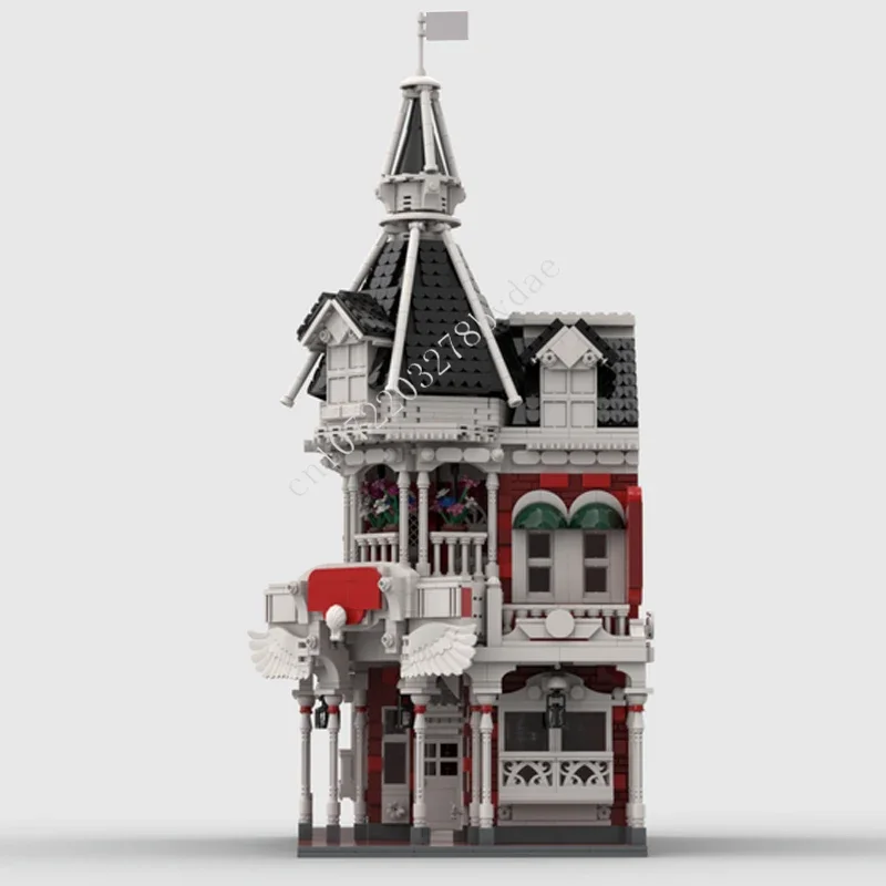 3799PCS Magic Kingdom Plaza Ice Cream Parlor MOC Creative street view Model Building Blocks Architecture DIY Assembly Model Toys