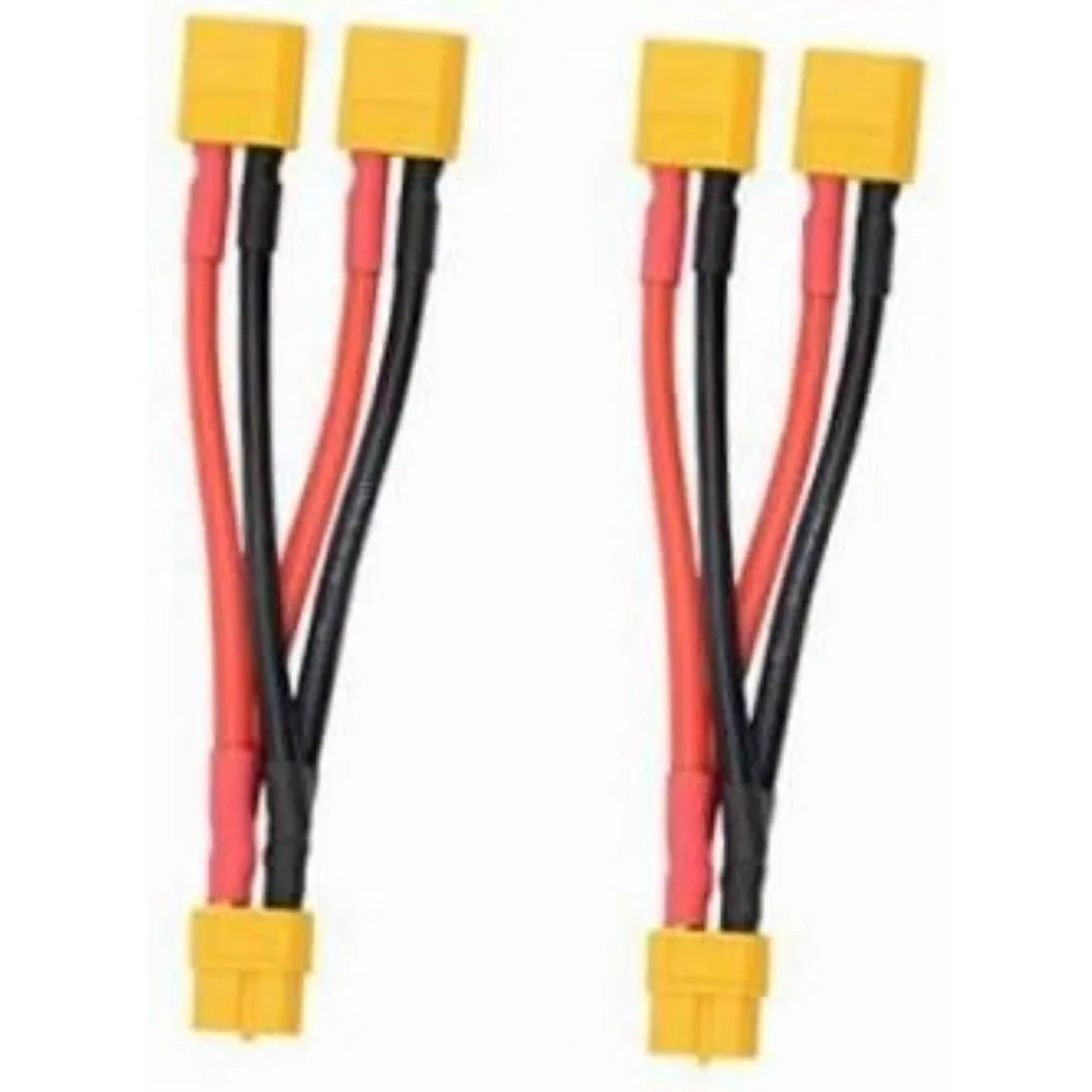 

2pcs XT60 Parallel Battery Y Splitter Cable for Phantom RC Helicopter Quadcopter